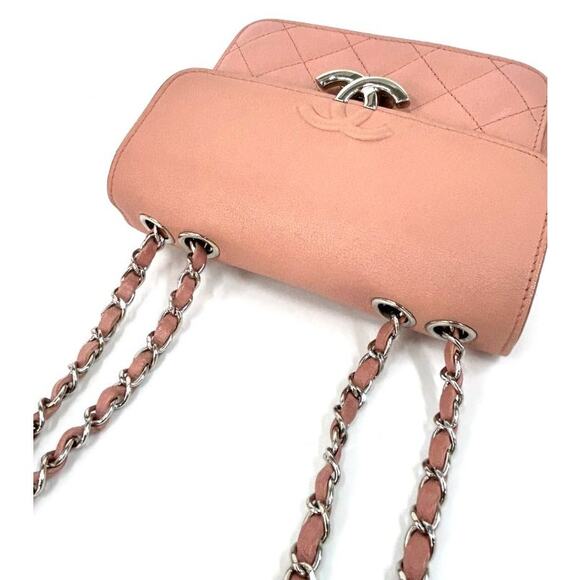 CHANEL Pink Chain Shoulder Bag A-A30110 - Picture 6 of 13